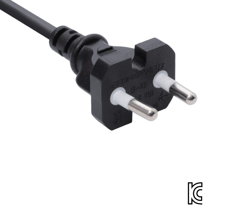 K2-15 16A 250V Kore 2-Pin Alet Fişi