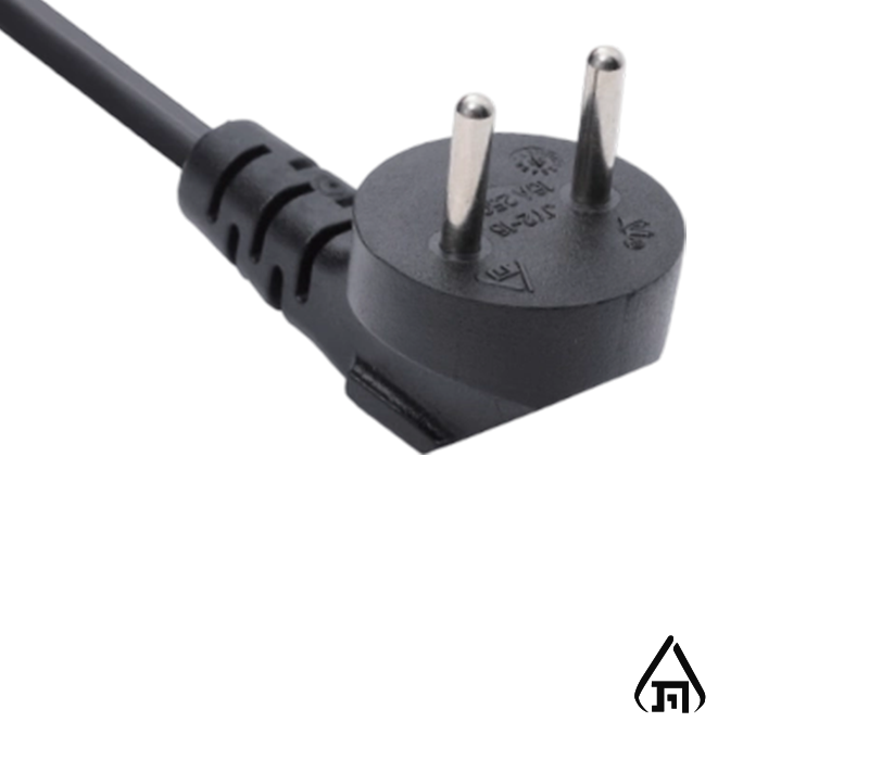 JY2-16 16A 250V İki Pimli İsrail 90 Derece Dirsek Fişi