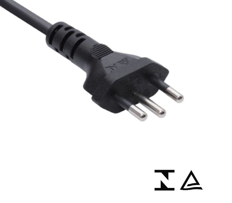 B3-10 10A 250V Üç Pimli Brezilya Fişi
