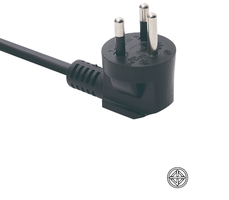 T3-3/6/10/16 16A 250V Tayland Üç Pimli 90 Derece Açılı Fiş